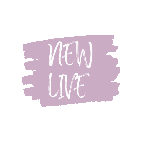 socialbutterflyrach giphygifmaker new live purple Sticker