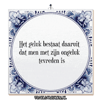 Hoop Rust Sticker by Tegelspreuken.nl