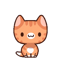Tabby Cat Smile Sticker by Mino Games