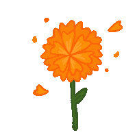 Mexico Flower Sticker