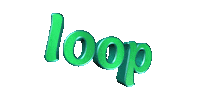 loop text Sticker