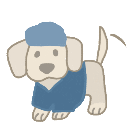 Happy Dog Sticker