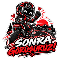 Günaydın Bmk Sticker by İSTANBUL MOTOSİKLET KULÜBÜ