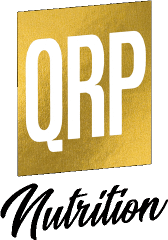 qrpnutrition giphyupload logo golden qrp Sticker