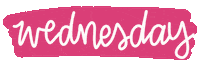 Days Of The Week Pink Sticker by Nutmeg and Arlo