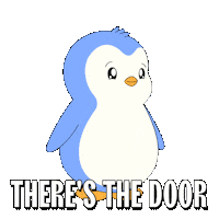 Penguin Goodbye Sticker by Pudgy Penguins