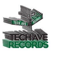 techavenuerecords techavenue techave tech avenue techavenuerecords Sticker