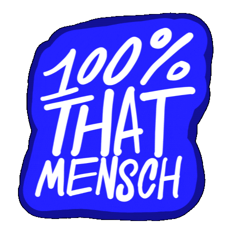 Jewish Mensch Sticker
