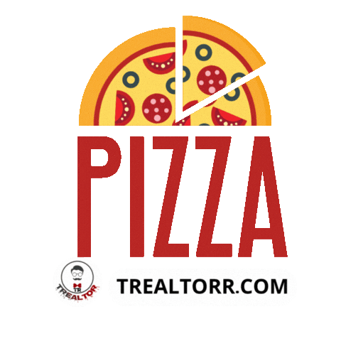 Real Estate Pizza Sticker by Trealtorr