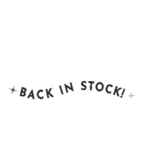 Back In Stock Sticker
