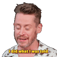 Macaulay Culkin Hot Ones Sticker by First We Feast