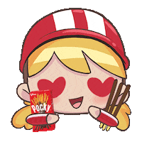 chocolate love Sticker by Glico Pocky