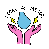 ChavidelYi hands local uruguay bolt Sticker