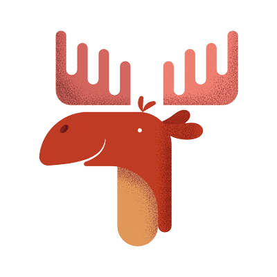 lukegrixti giphyupload animal canada deer Sticker