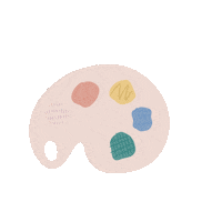 lindsaymwilkins art artist create palette Sticker