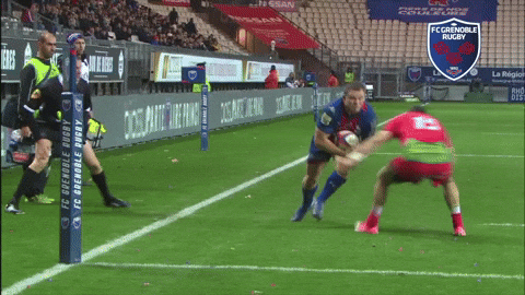 Try Essai GIF by FCG Rugby