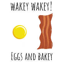 Wakey Wakey Morning Sticker