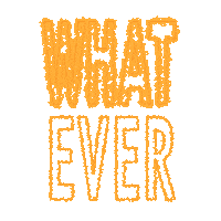 so what whatever Sticker by Viktor & Rolf