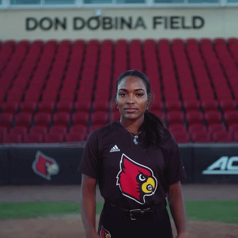 University Of Louisville Softball GIF by Louisville Cardinals