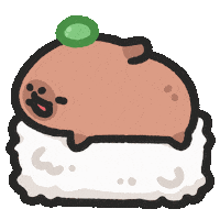 Sushi Rice Sticker by sansanplanet