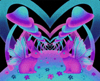 deepspaceviolet rainbow fantasy fairy cosmic GIF