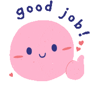 Well Done Thumbs Up Sticker by Zypto