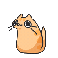 Cat Sticker by bunny_is_moving