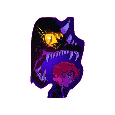 Scared Halloween Sticker by A LA BRAVA, Universe of Latina Superheroes