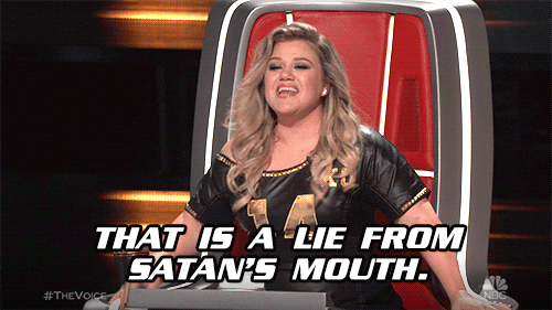 Kelly Clarkson Liar GIF by The Voice