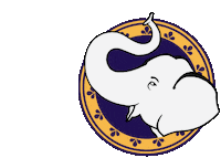 Celebration Elephant Sticker by Karmandala
