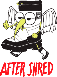 Finnishsnowboardingassoc qkls kuoma aftershred Sticker