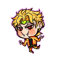 tinyspidy anime dio dio brando jojo bizarre adventure Sticker