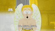 sorry angel GIF by South Park 