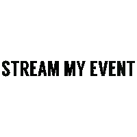 broadcasting on air Sticker by Stream My Event