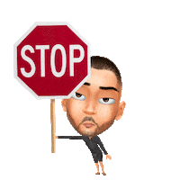 Stop Manthonyajr Sticker by Genies