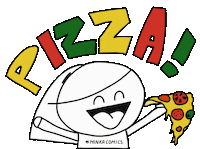 Italian Eating Sticker