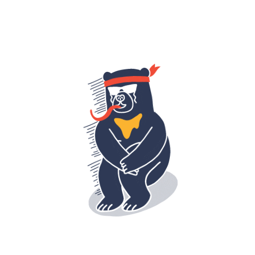 baskbearcoffee sad coffee lonely sunbear Sticker