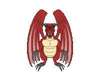 Red Dragon Sticker by Nico