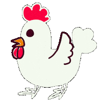 Bird Chicken Sticker