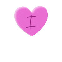 I Love You Heart Sticker