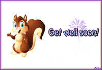 Get Well Soon Animated Card GIF