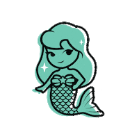 Sparkle Mint Sticker by Fin Fun Mermaid