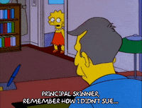 lisa simpson principle skinner GIF