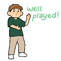 Well Done Good Job Sticker