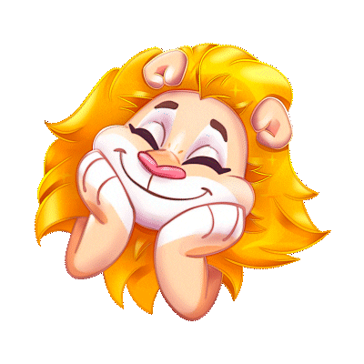 Love It Lion Sticker
