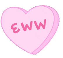 Valentines Day Ew David Sticker