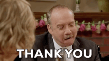 amy sedaris thank you GIF by truTV’s At Home with Amy Sedaris