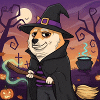 Shiba Inu Halloween GIF by Doge Pound