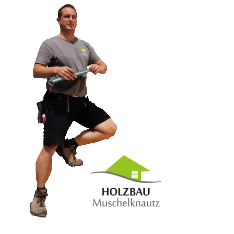 Holzbau_Muschelknautz giphyupload dach holzbau zimmerer Sticker