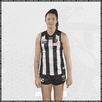 Wiggle Finger GIF by CollingwoodFC